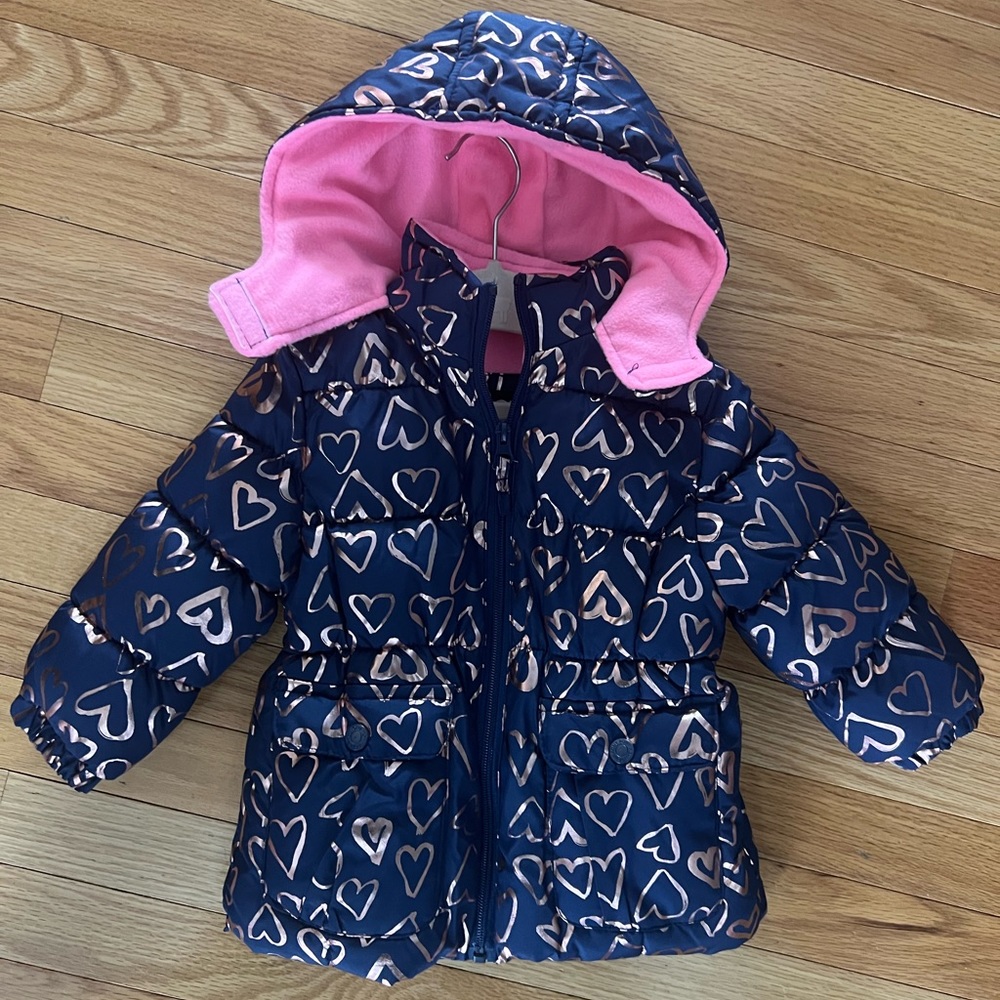 Toddler 2T girl winter puffer jacket